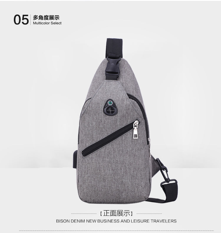 Men's Fashion Crossbody Bag - Multi-functional Casual Business Sling Bag for Everyday Use-2