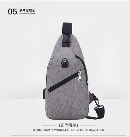 Men's Fashion Crossbody Bag - Multi-functional Casual Business Sling Bag for Everyday Use-2