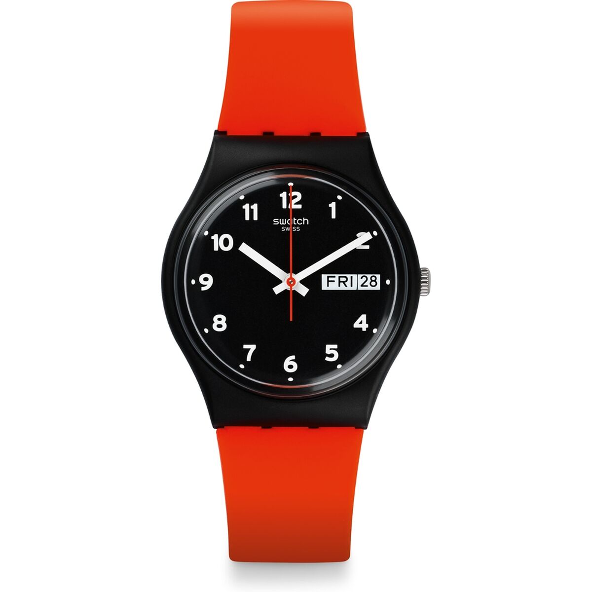 Unisex Watch Swatch RED GRIN (Ø 34 mm)-0