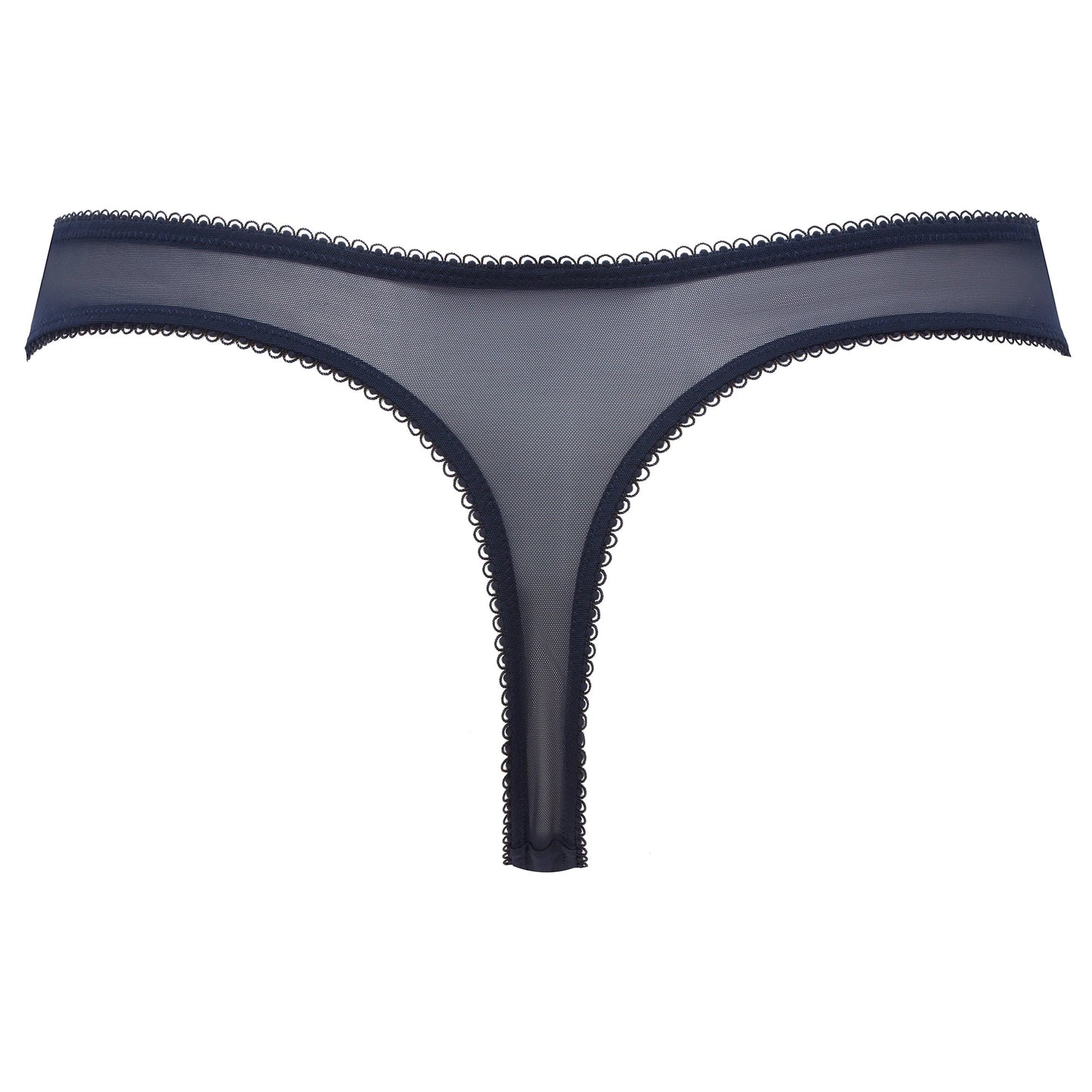 Gossard Superboost Lace Thong Panty Midnight Blue Gold-2