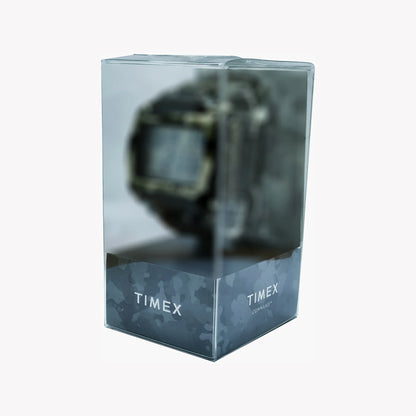 Timex Men's Black Silicone Watch, Digital Dial | Tw5m26100-3