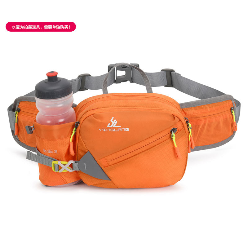 Wautton Outdoor Fanny Pack Bum Bag Big Campacity Water Resistant Nylon with Water Bottle Holder-1