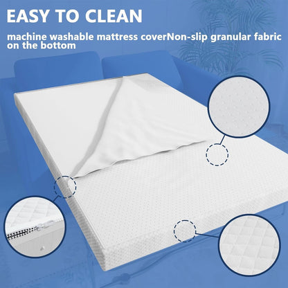 Fullsize Cooling Gel Memory Foam Sleeper Sofa Mattress-4