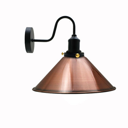 Vintage Industrial Metal Cone Shade Lighting Indoor Wall Sconce Light Fittings~3389