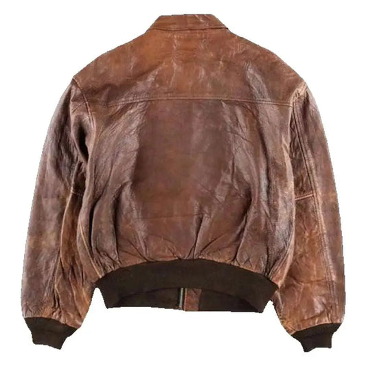 Vintage Style A2 Flight Leather Jacket-1