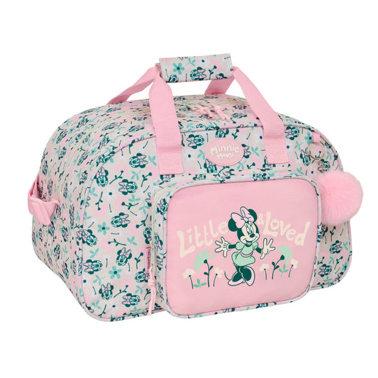Sports bag Minnie Mouse Minty Pink 40 x 24 x 23 cm-0