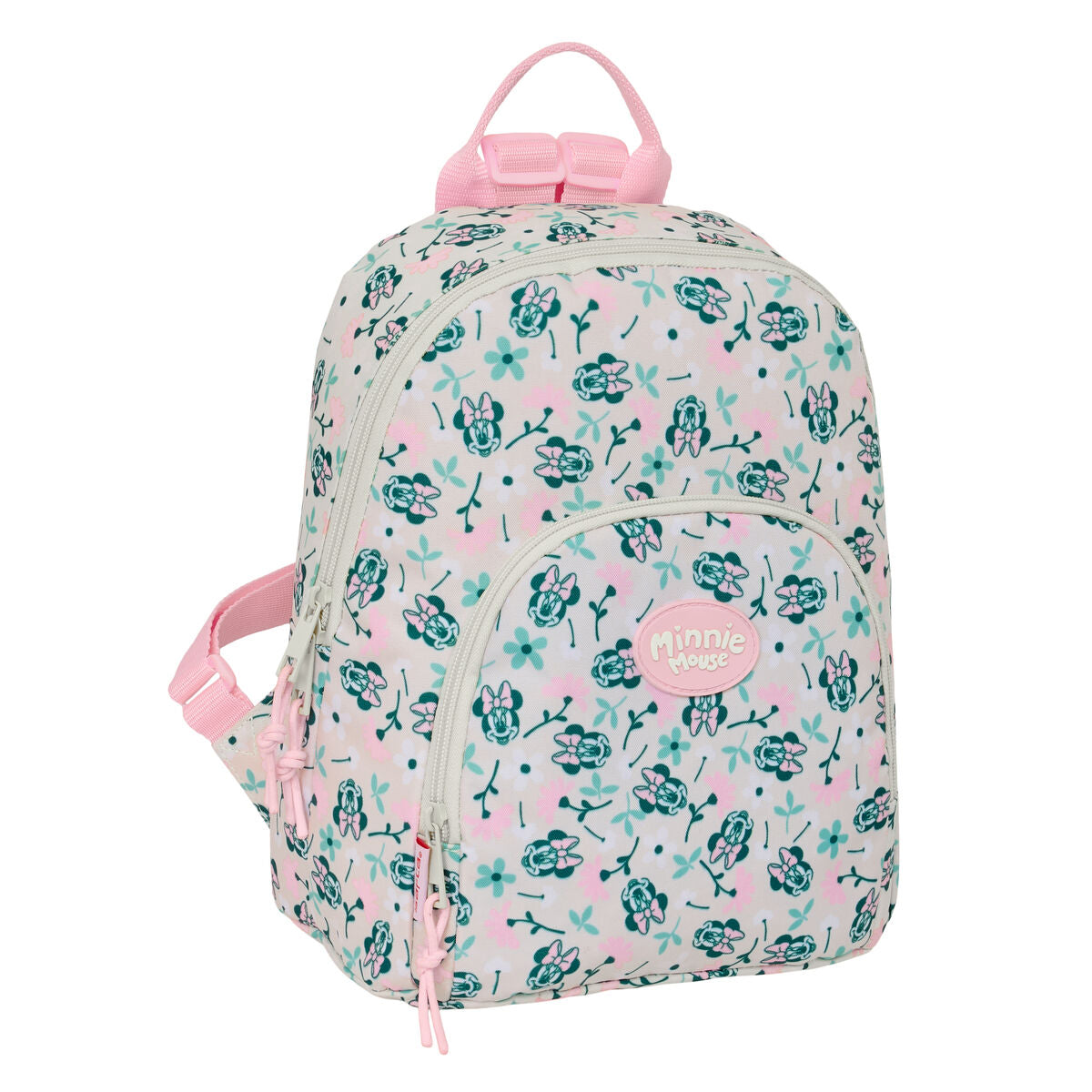 Rucksack Minnie Mouse Minty Pink 25 x 30 x 13 cm-0