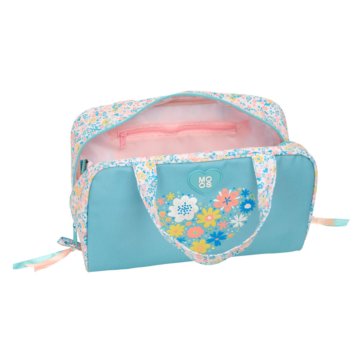 Travel Vanity Case Moos Fiori Multicolour 31 x 14 x 19 cm-1