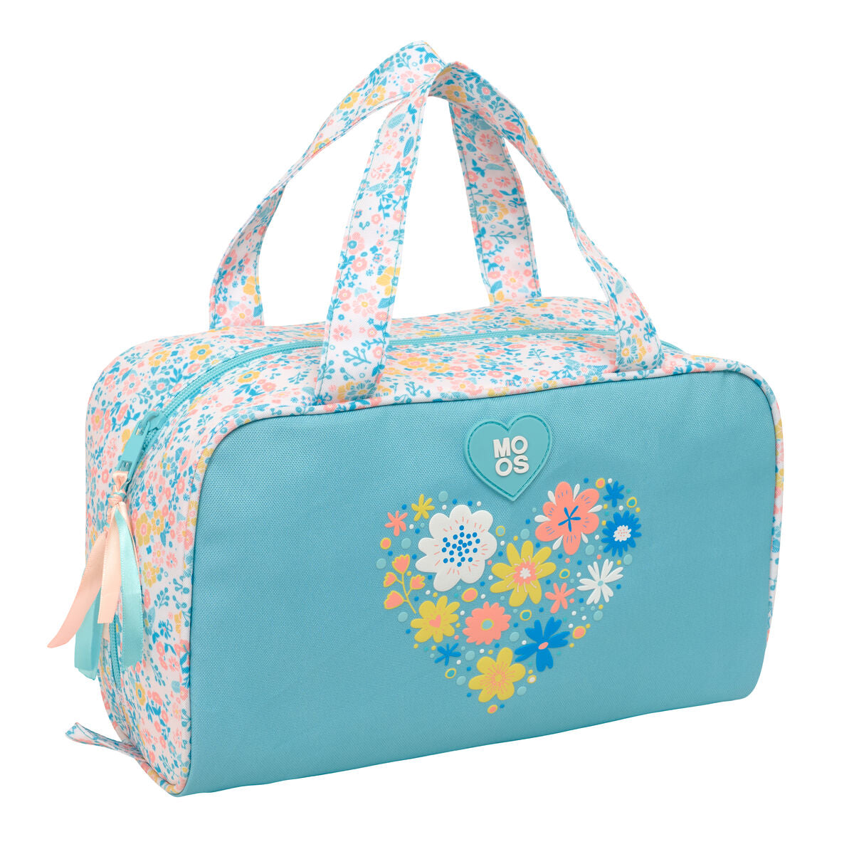 Travel Vanity Case Moos Fiori Multicolour 31 x 14 x 19 cm-0