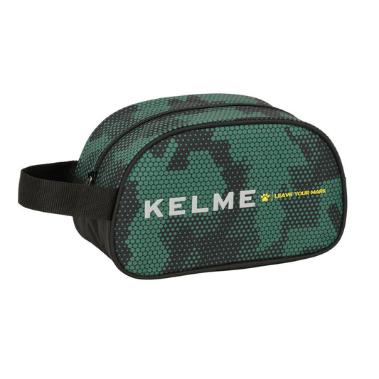 Travel Vanity Case Kelme Camo Black Green 26 x 15 x 12 cm-0