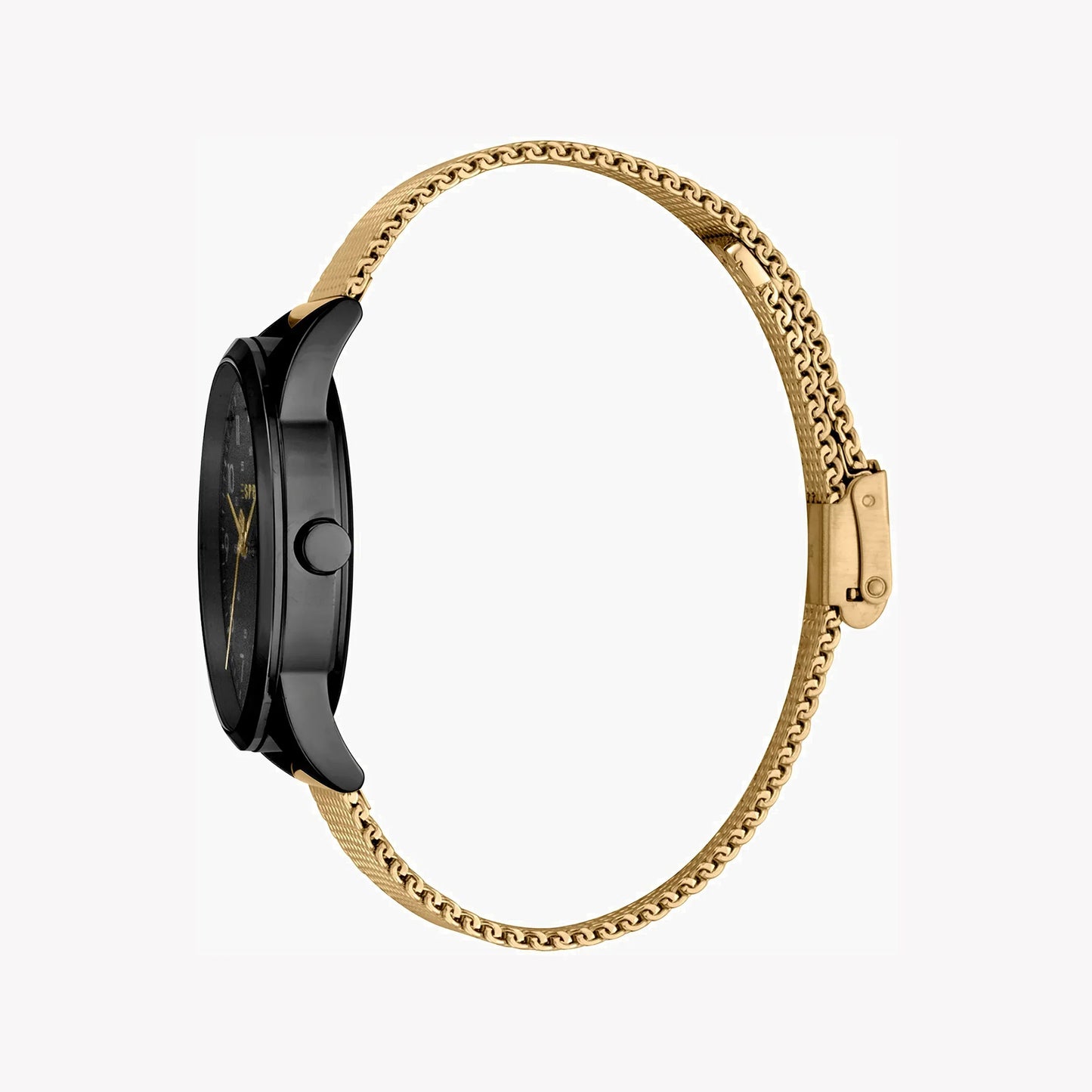 Esprit Men's Gold Stainless Steel Watch, Black Dial | Es107523003-1