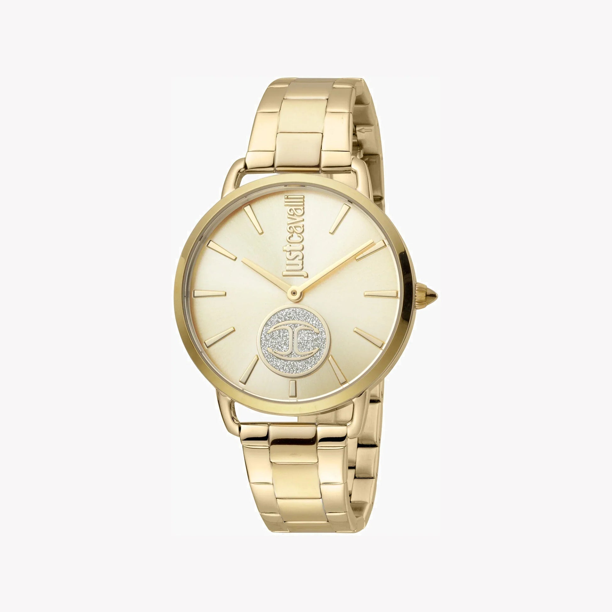 Just Cavalli Women's Gold Stainless Steel Watch, Champagne Dial | Jc1l117m0065-0
