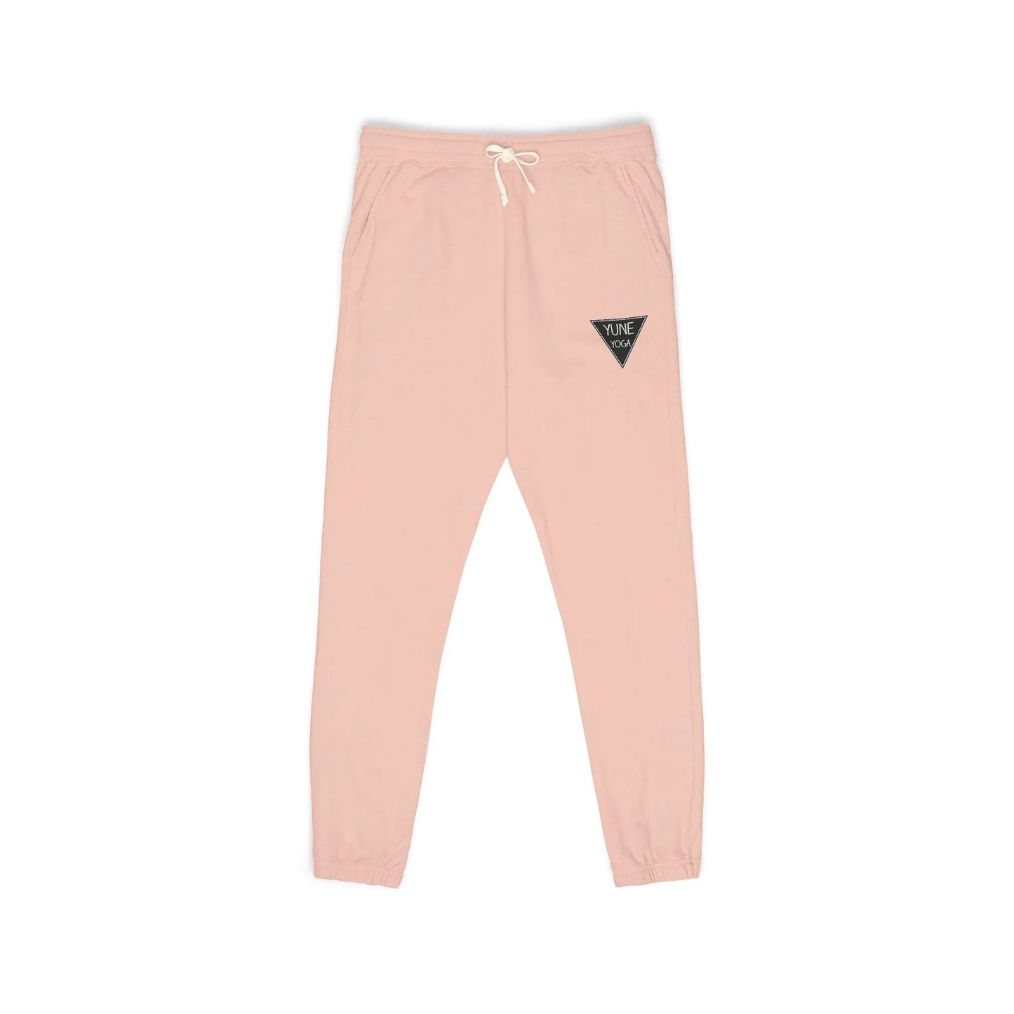 Fleece Sweatpants — Relaxed Garment-Dyed Joggers with Small Chest Triangle Logo-2