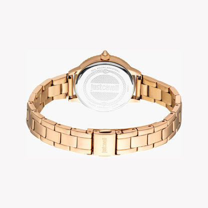Just Cavalli Women's Rose Gold Stainless Steel Watch, Silver Dial | Jc1l259m0075-2