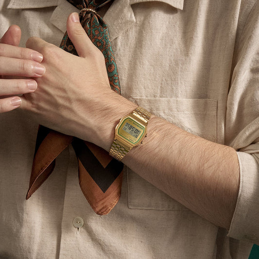 CASIO VINTAGE Mod. ICONIC - GOLD-1