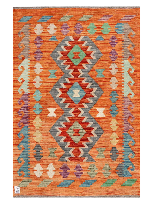 Maimana Kilim - 117 x 82 cm-0