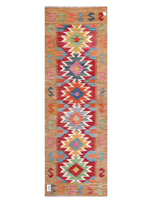 Maimana Kilim - 195 x 66 cm-0