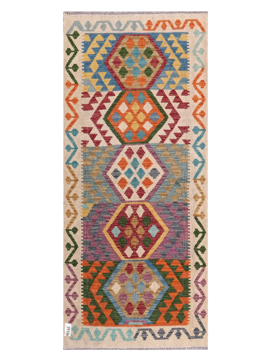 Maimana Kilim - 187 x 82 cm-0