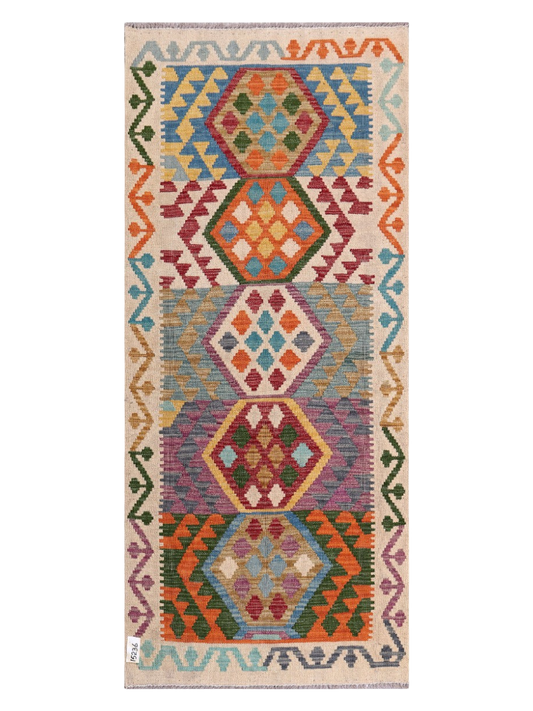 Maimana Kilim - 187 x 82 cm-0