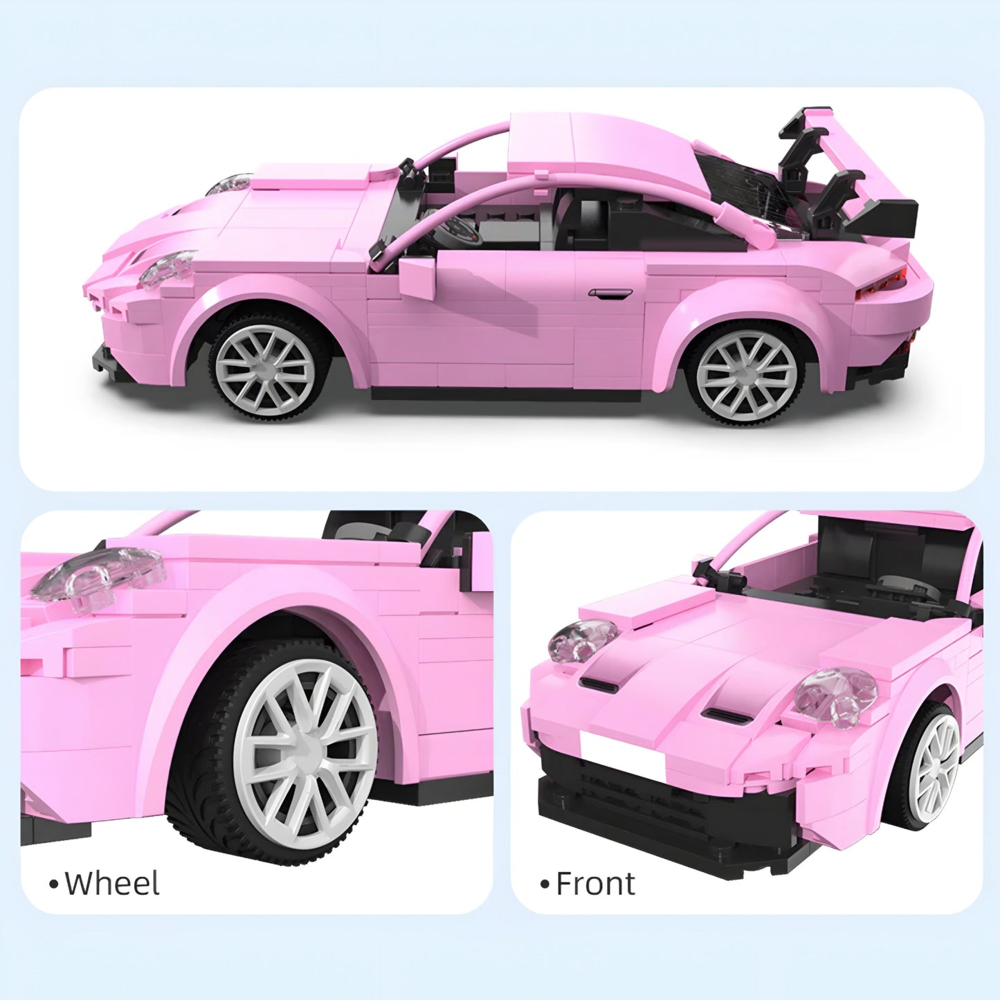 Remote Controlled Pink GT3 RS | 282pcs-3