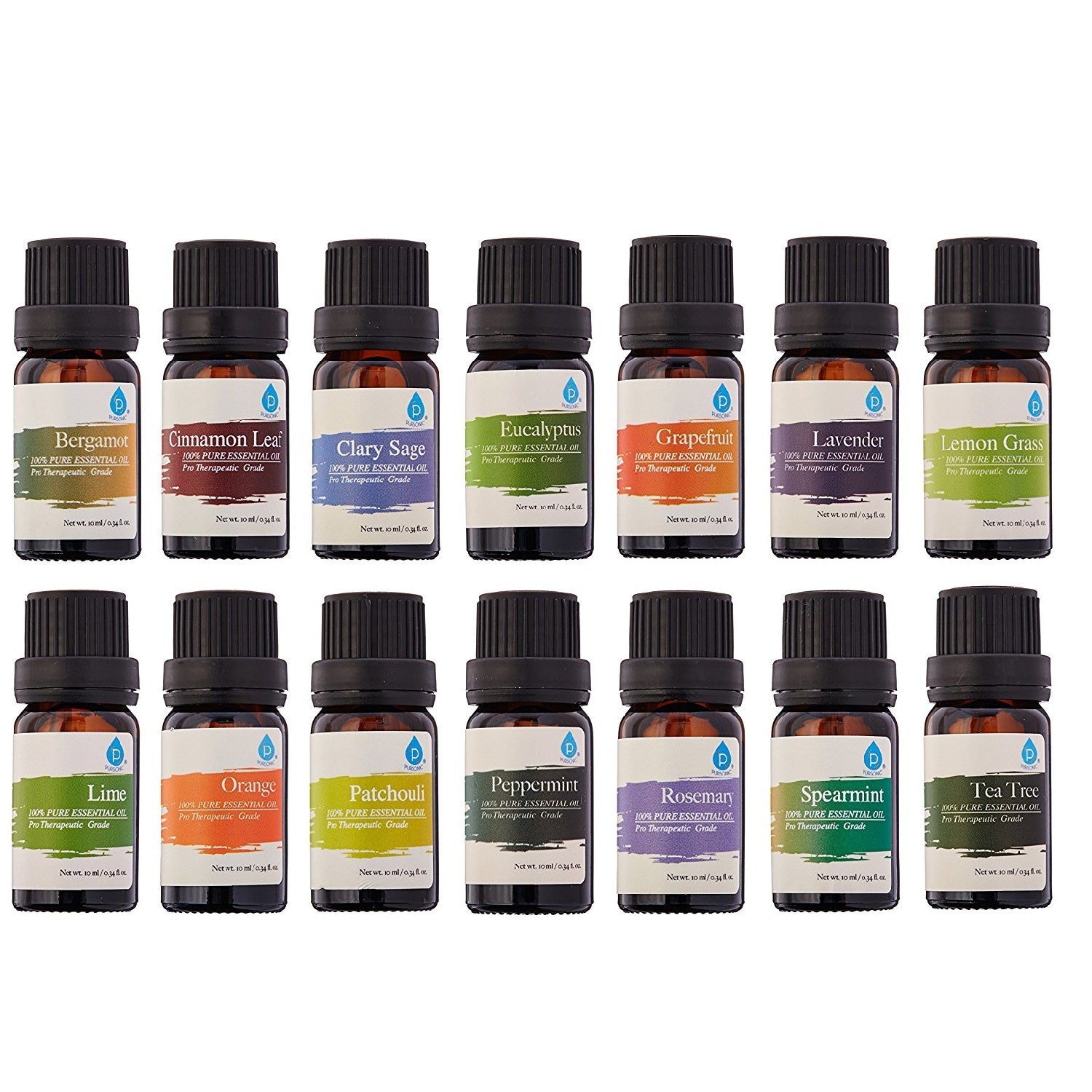 14 pack of 100% Pure Essential Aromatherapy Oils-2
