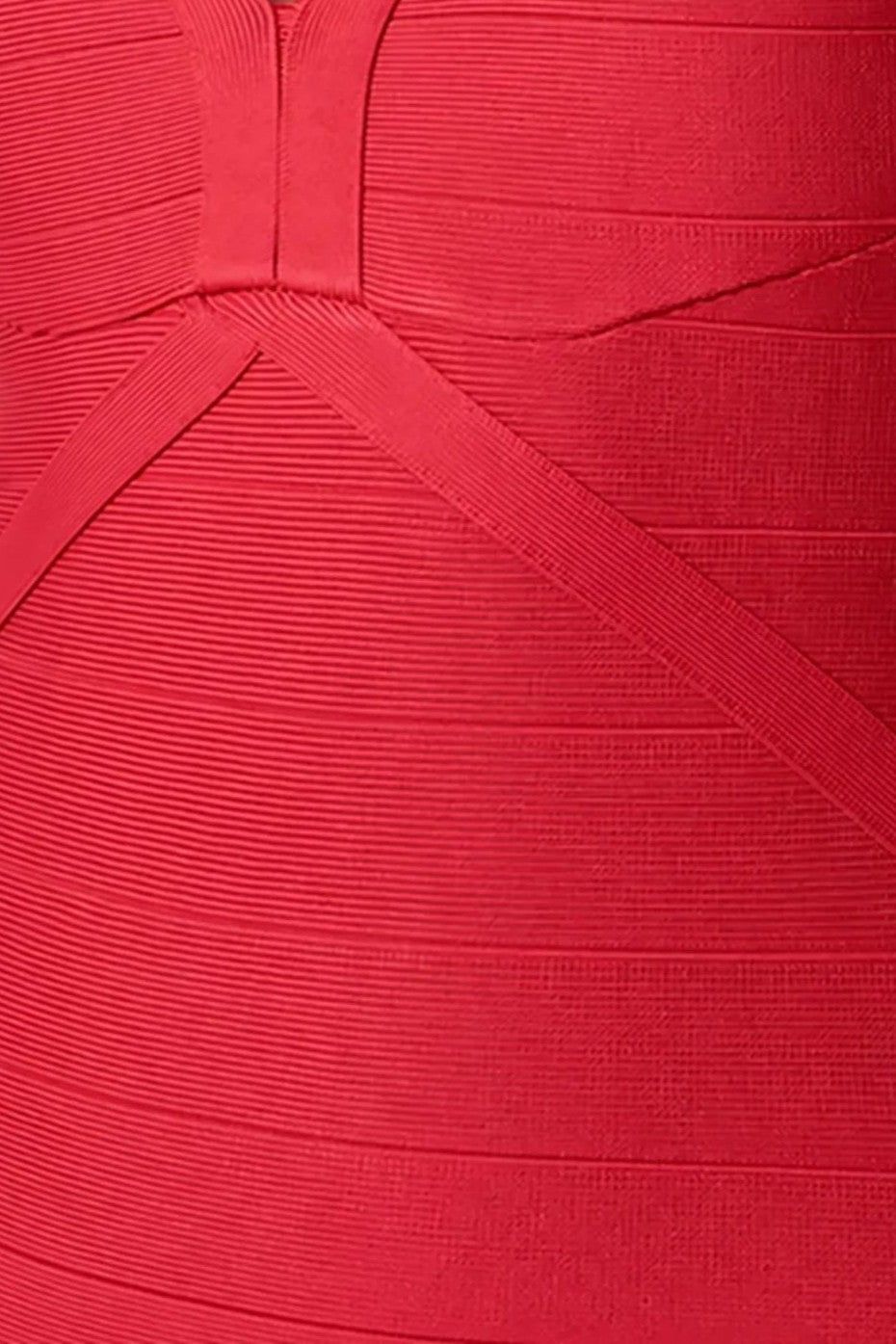 Red Bandage Bodycon Mini Dress-4