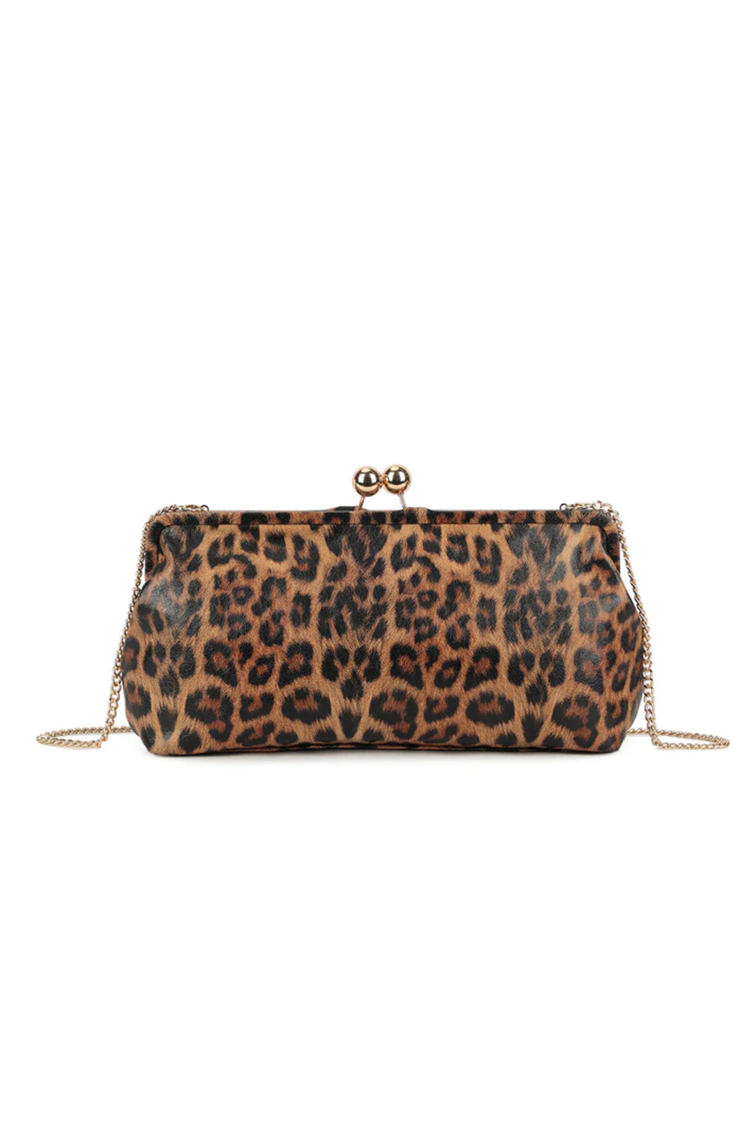 Gold Leopard Clutch Bag-0