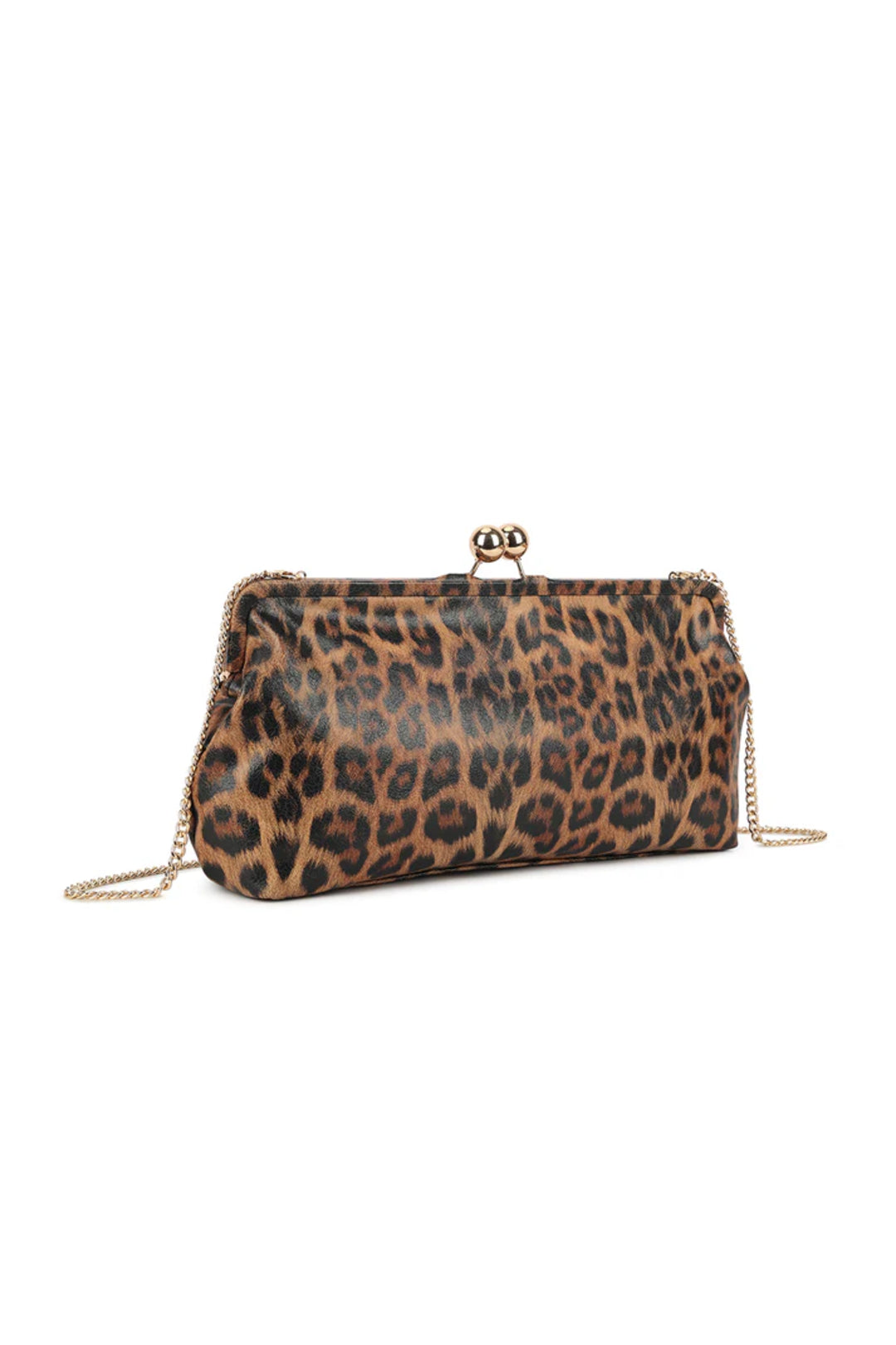 Gold Leopard Clutch Bag-1