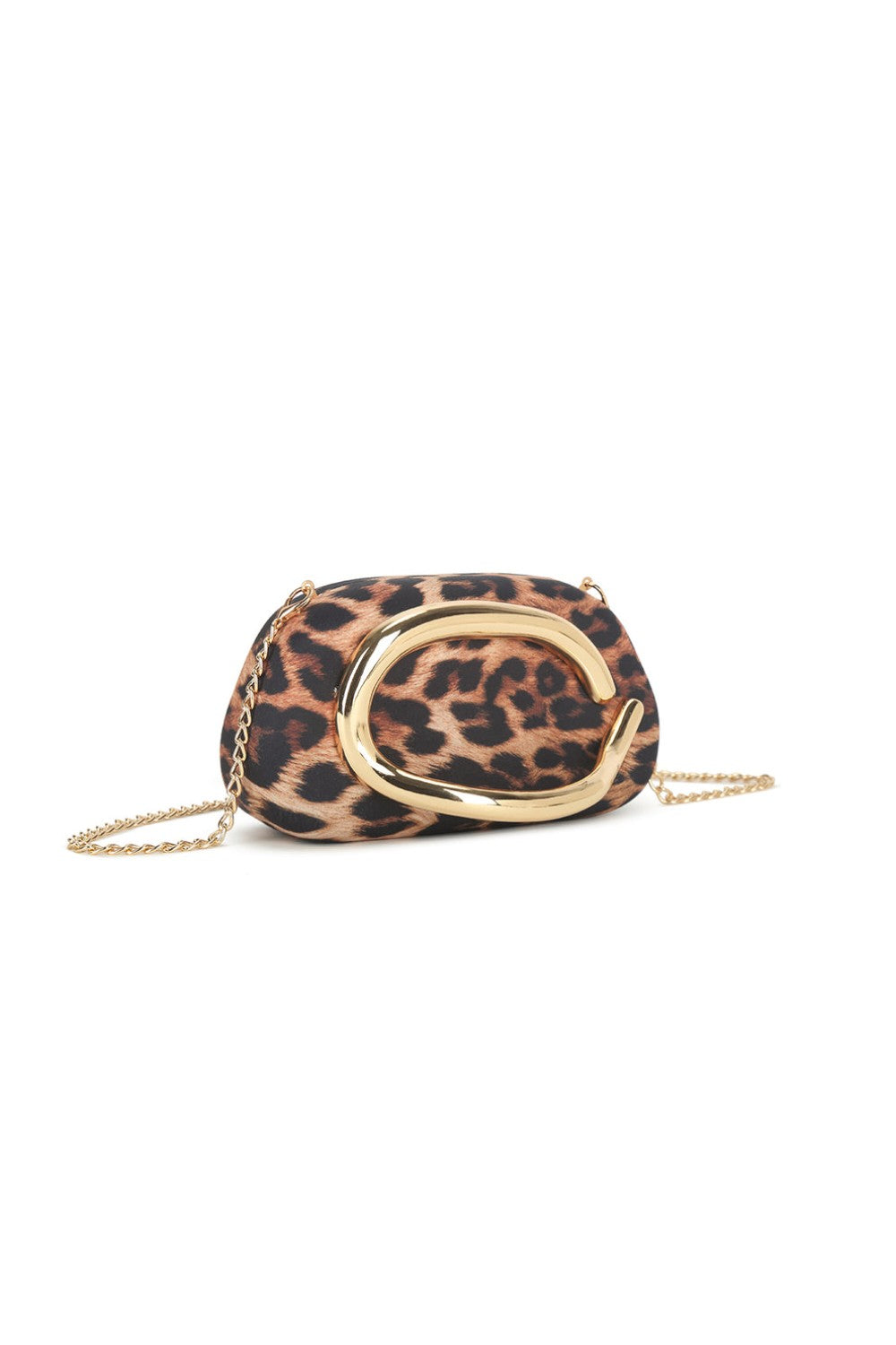 Gold Leopard Clutch Bag-1