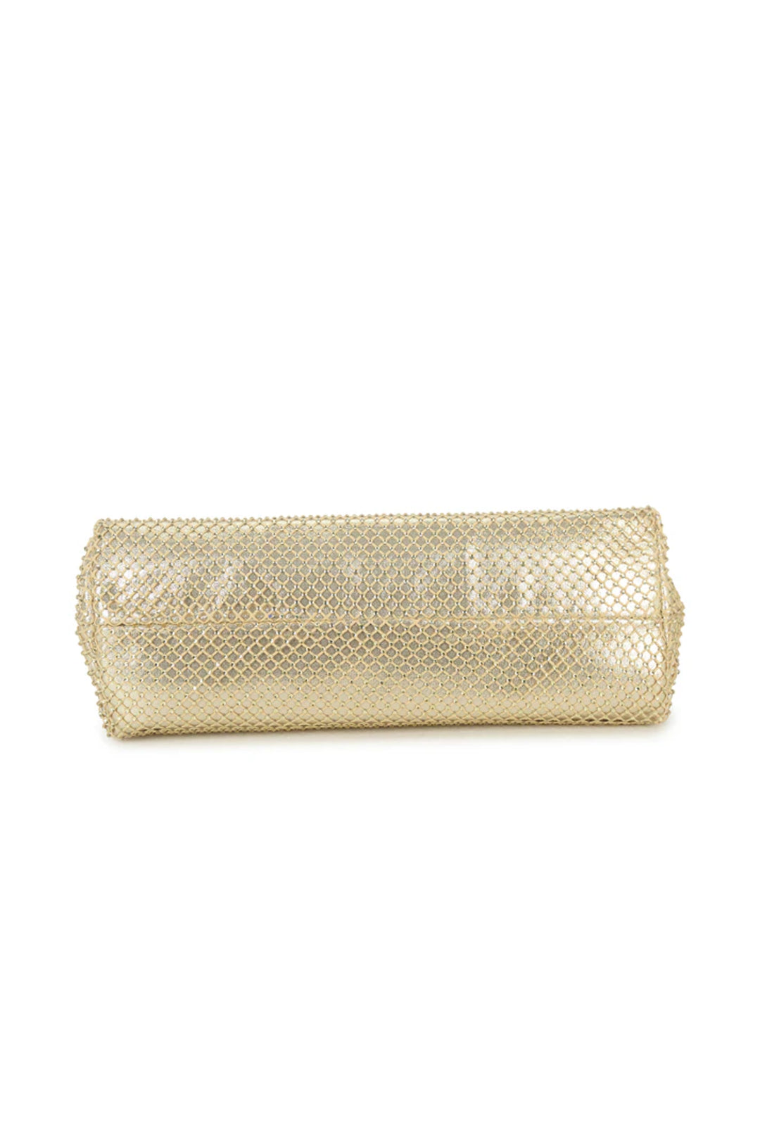 Gold Mesh Clutch Bag-2