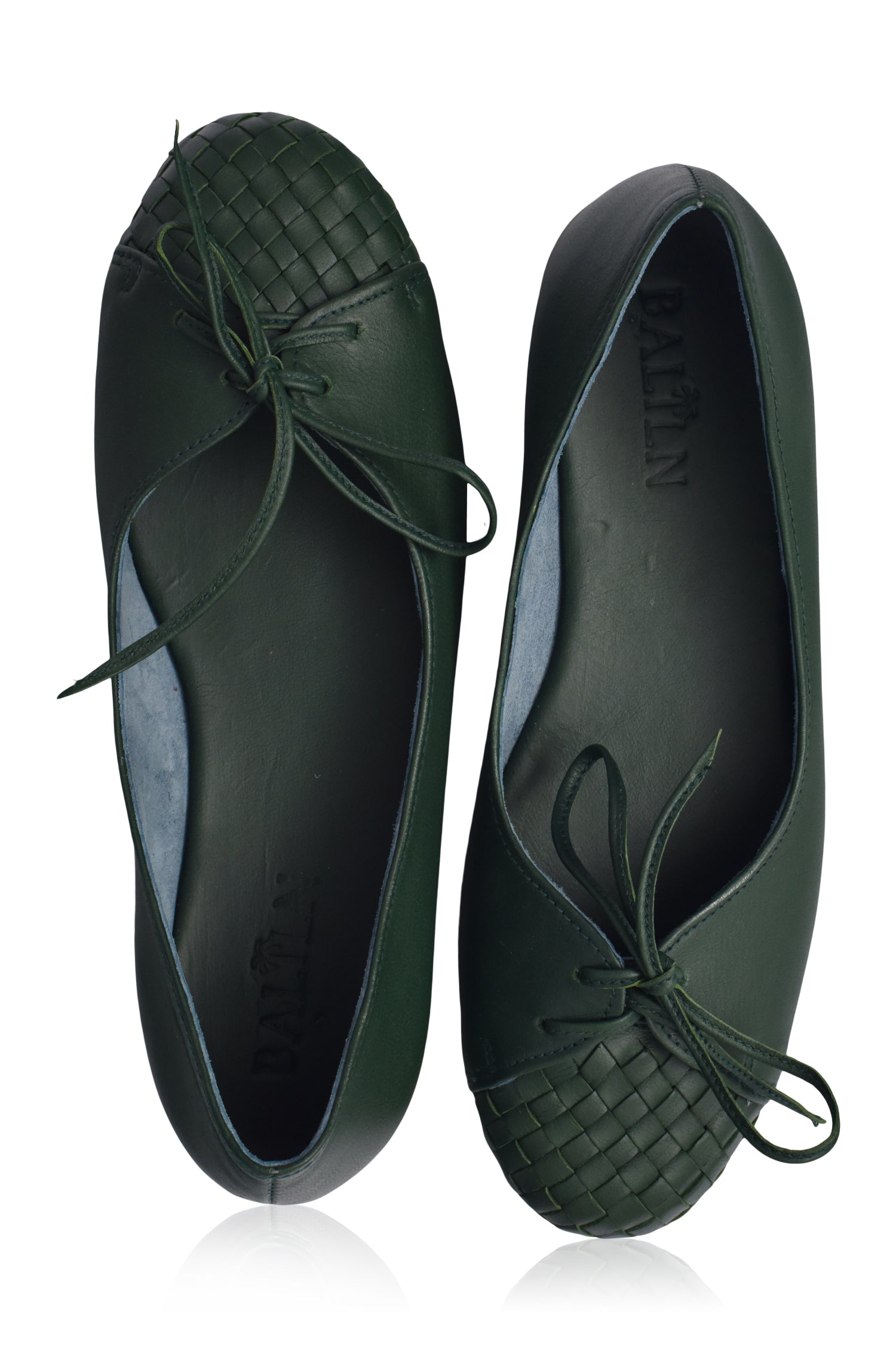 Alexandra Woven Leather Flats-1