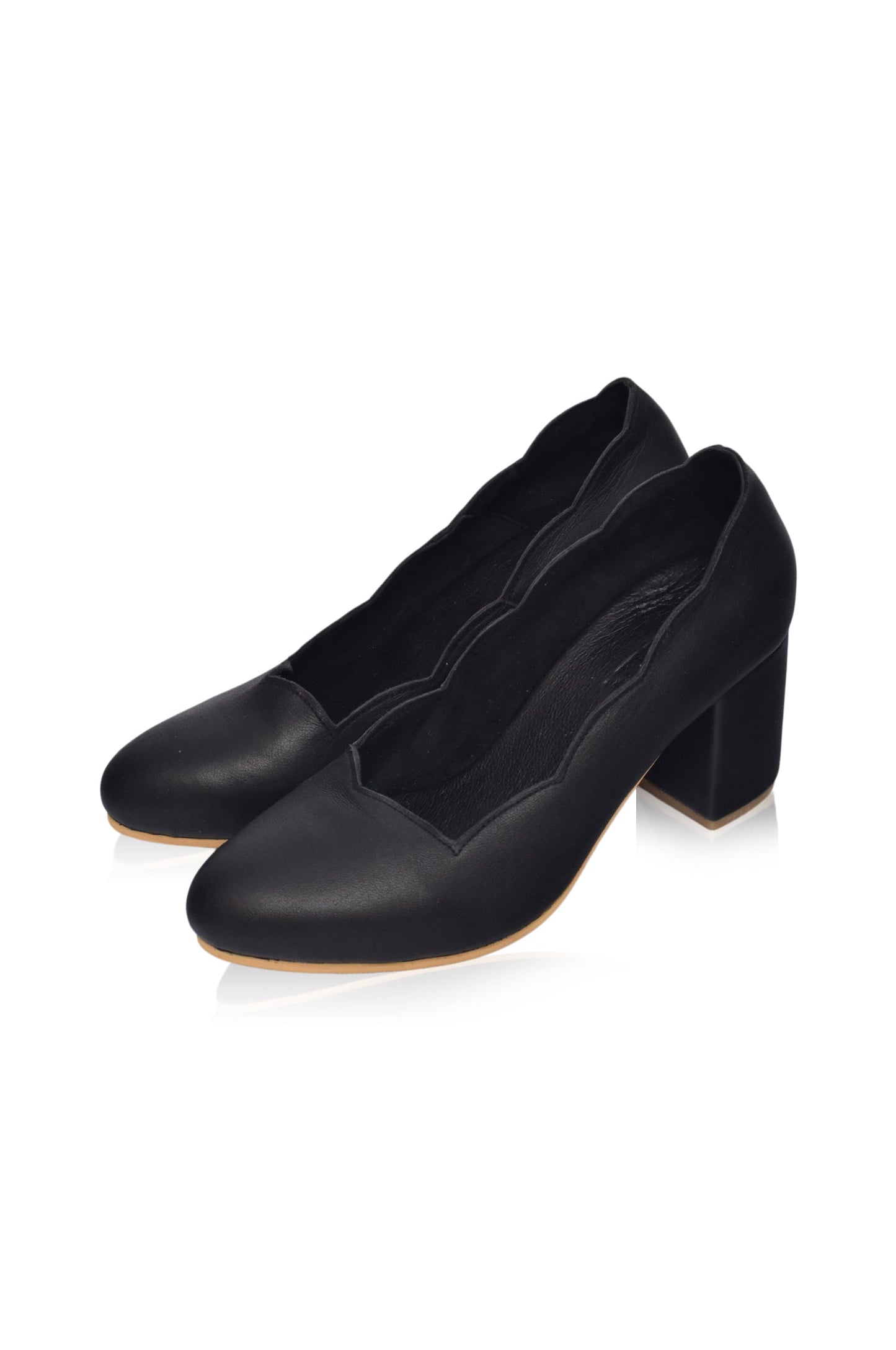 Alia Classic Leather Heels-5