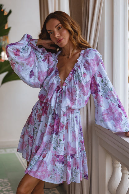 Alice Long Sleeve Mini Dress-6