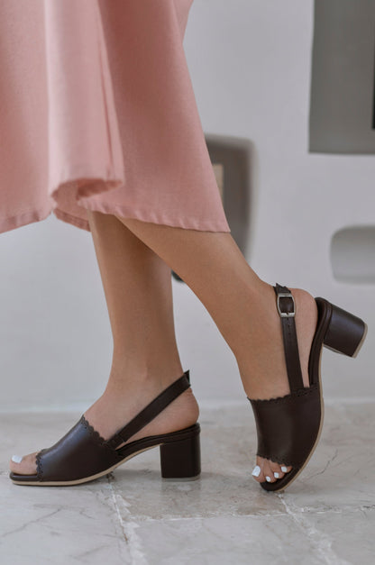 Amber Low Heel Sandals-0