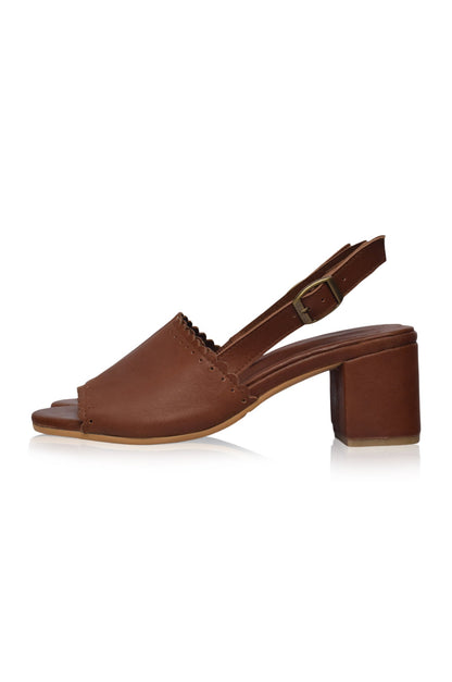 Amber Low Heel Sandals-5