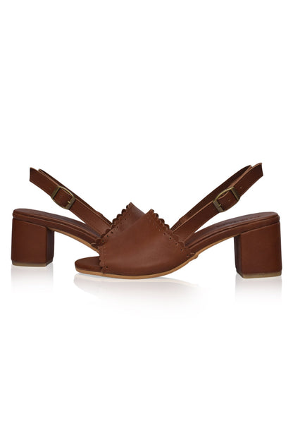 Amber Low Heel Sandals (Sz. 4)-3