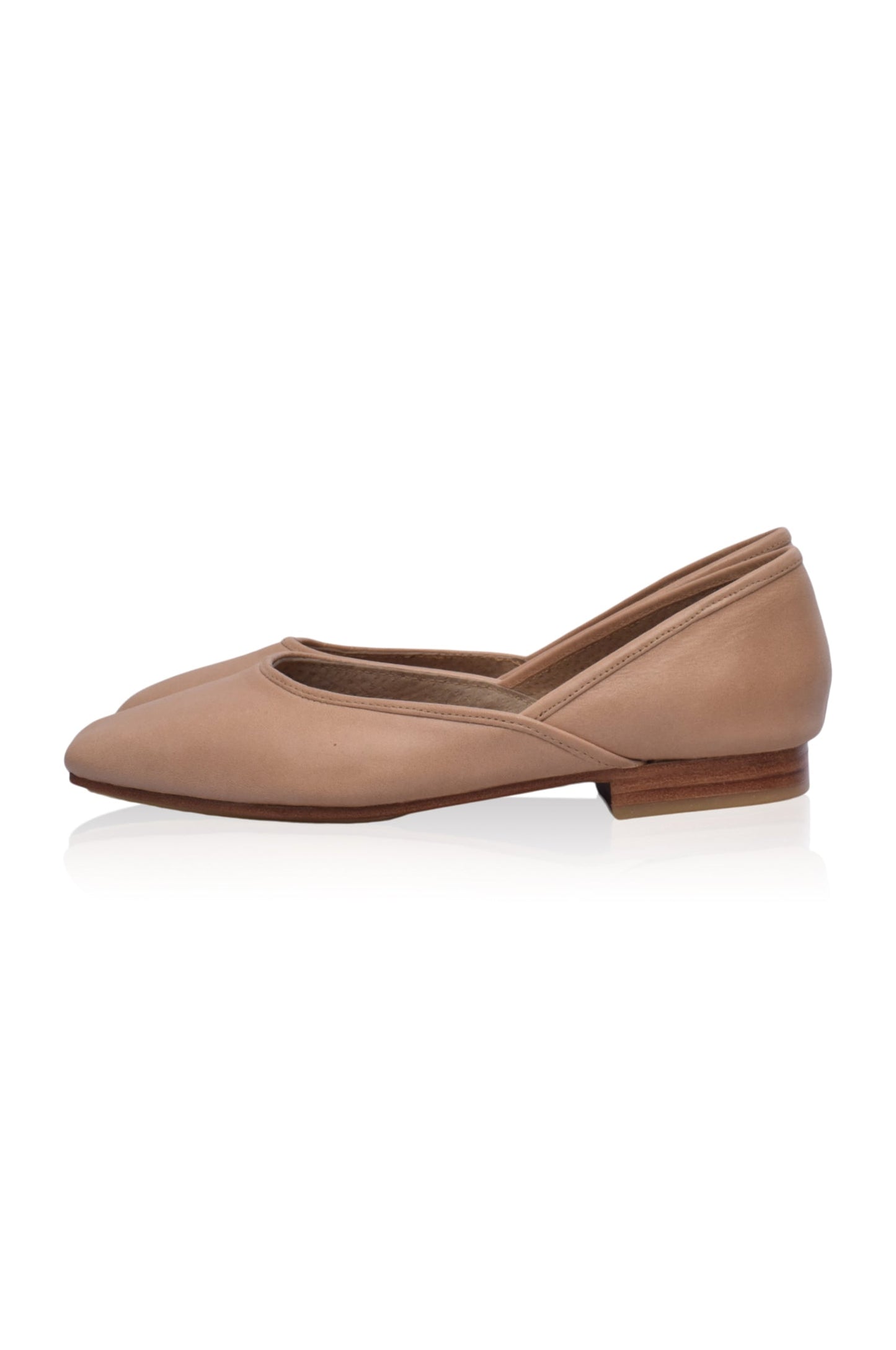 Amore Square Toe Ballet Flats-2