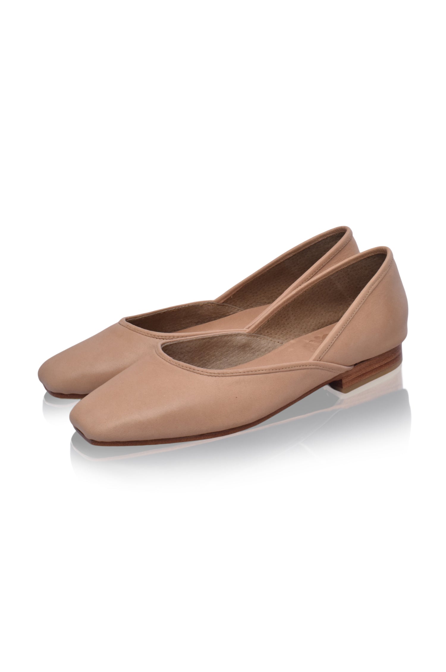 Amore Square Toe Ballet Flats-4
