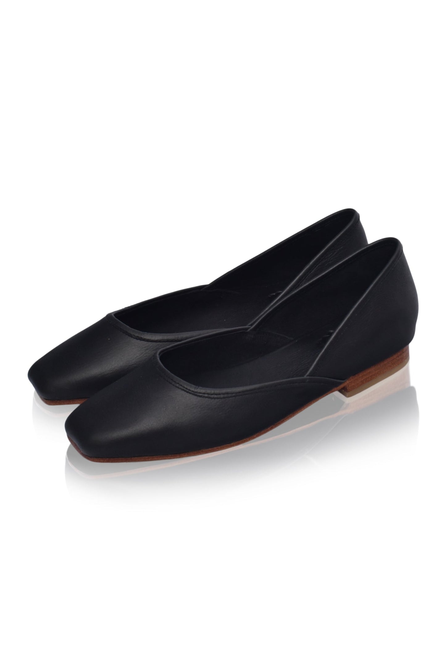Amore Square Toe Ballet Flats-5