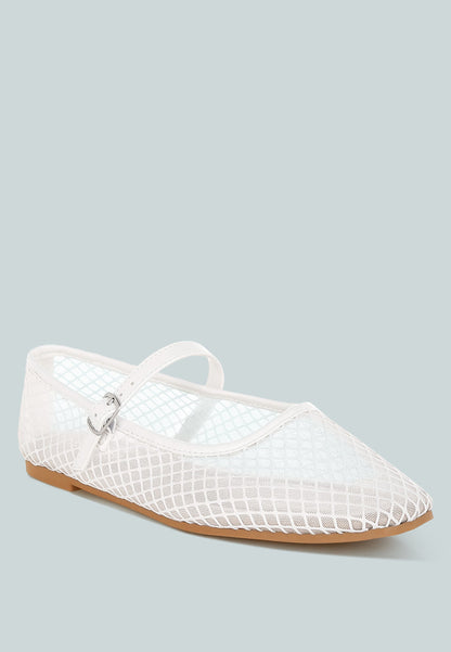 Averona Mesh Mary Jane Flats