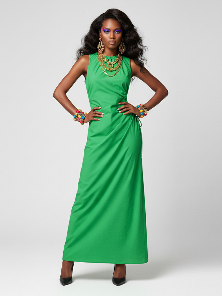 BOTANICAL GARDEN Maxi Dress ECO FASHION BYMANYC ® New York-1