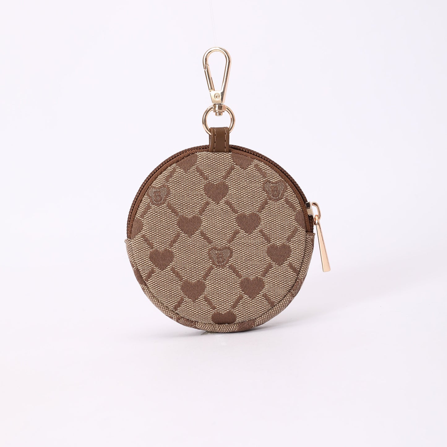 Signare London - B-Loved Bear Bubble Zip Purse Charm on Beige Monogram-1