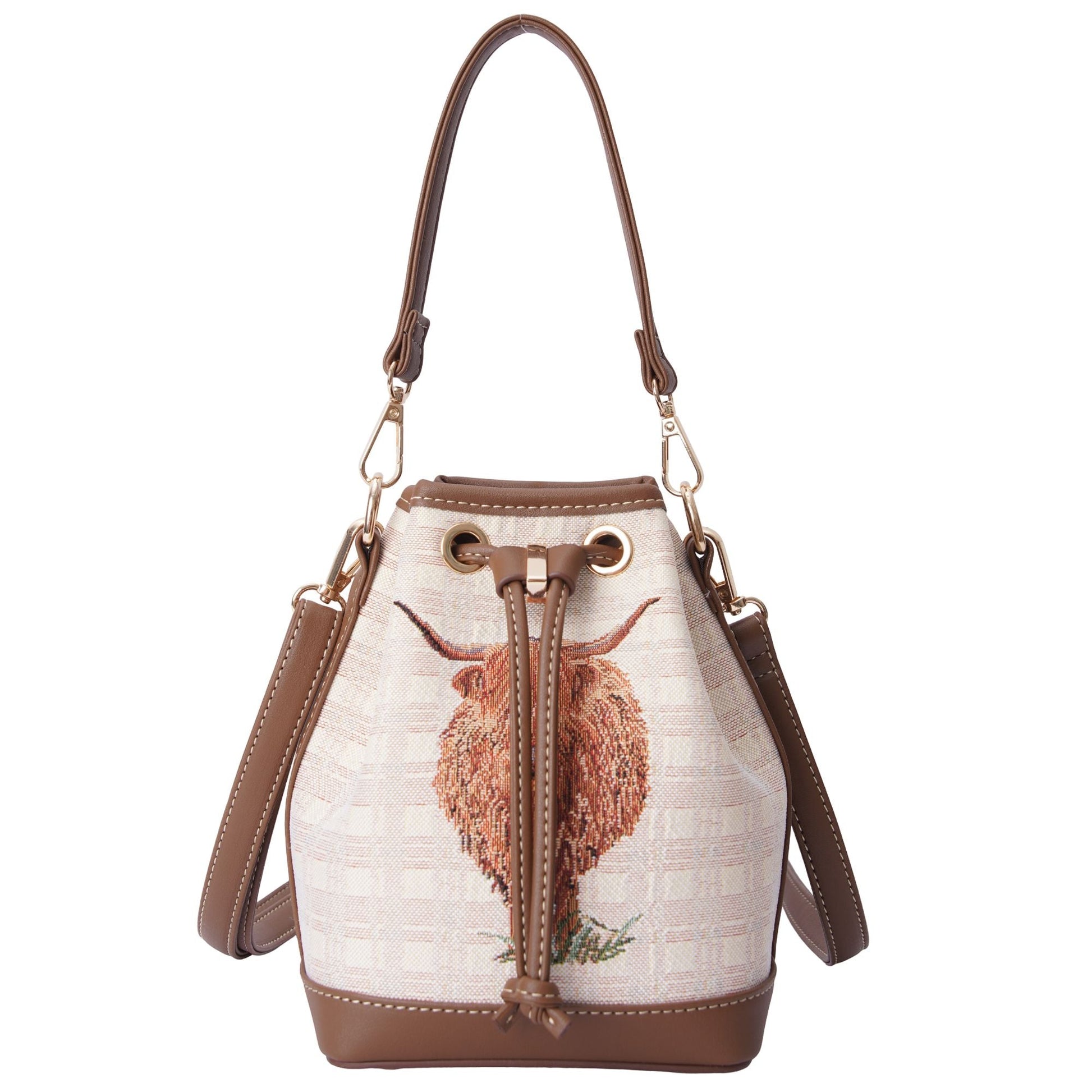 Highland Cow - Bucket Bag-0