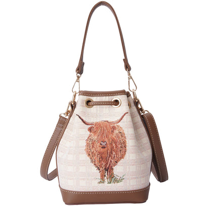 Highland Cow - Bucket Bag-2