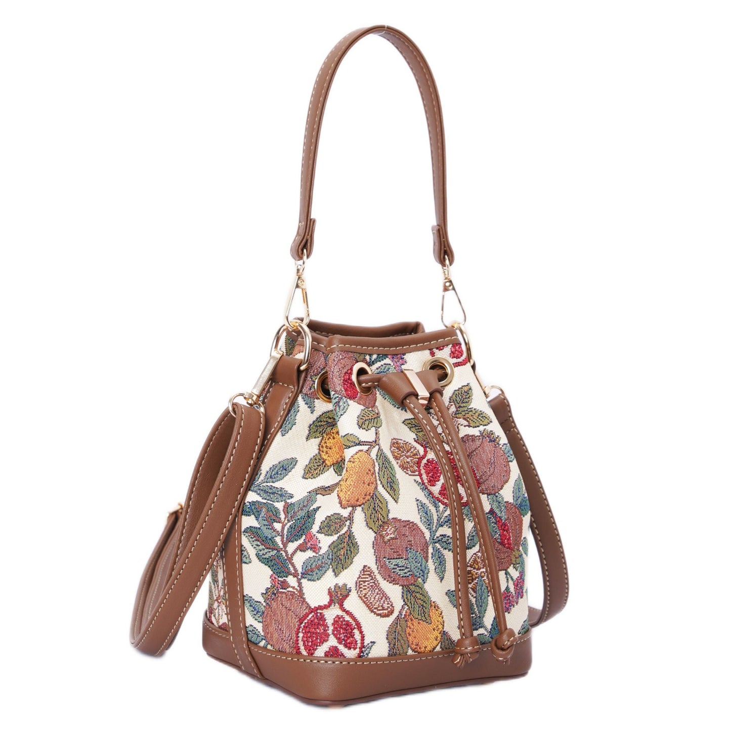Pomegranate & Lemon - Bucket Bag-1