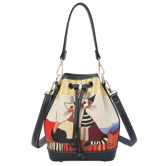 Rosina Cat Coppia - Bucket Bag-0