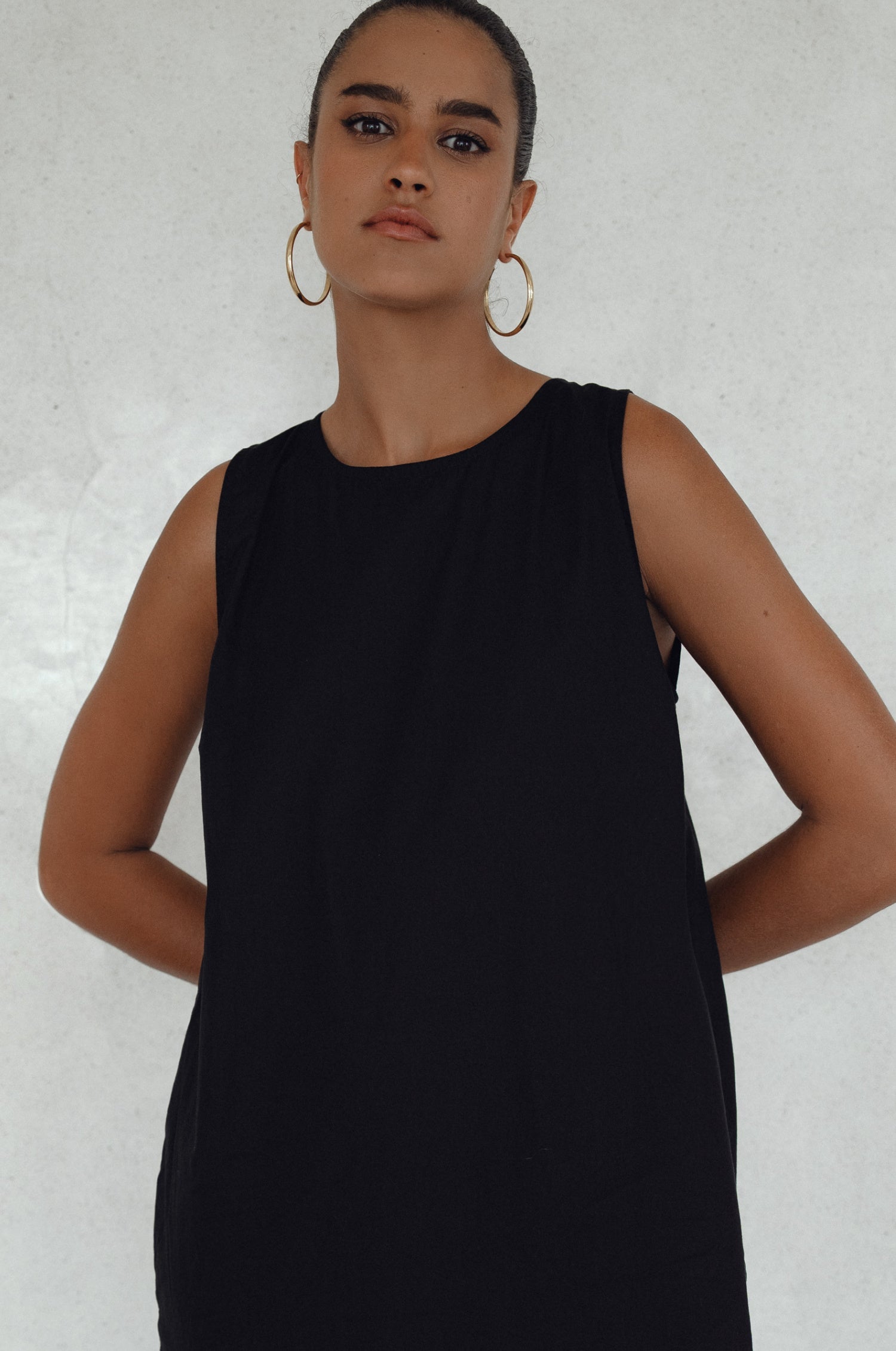 Beloved Cara Slip on Cotton Maxi Dress (Sale)-3