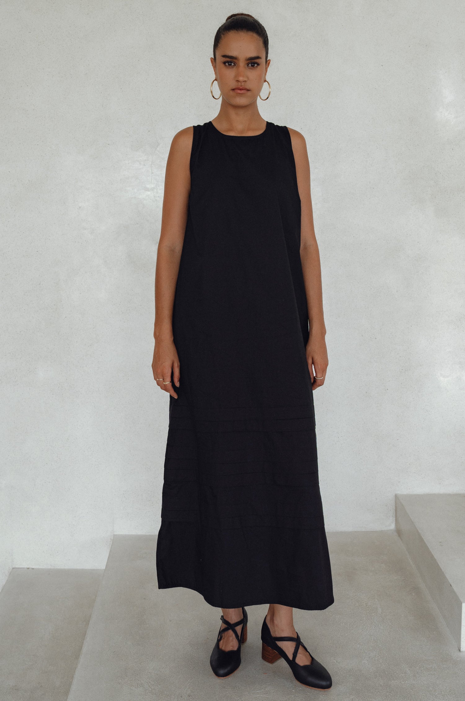Beloved Cara Slip on Cotton Maxi Dress (Sale)-2