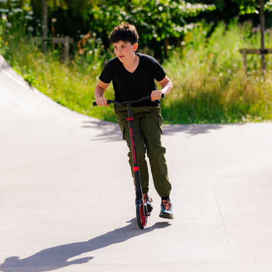 Burgundy - Big 2 Wheel Scooter