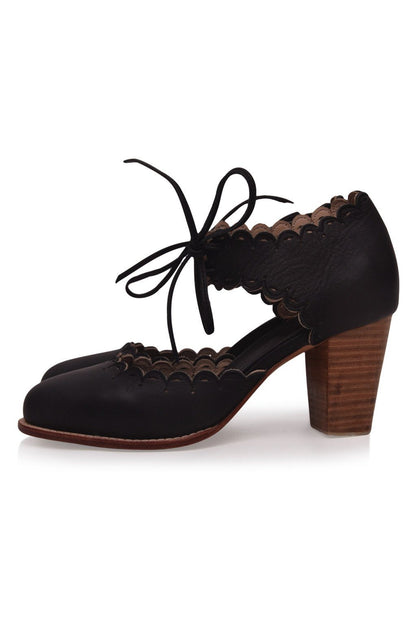 Dance Queen Leather Heels-6